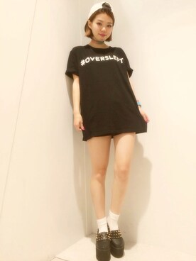 「FIG&VIPER（フィグアンドバイパー）のアイテム（その他シューズ）」を使った、RINAさん（レディース・157cm）の夏コーディネート