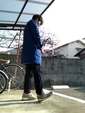 「袖口」｜ちびっこさん（メンズ・163cm）の冬コーディネート