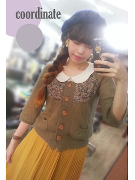 「ISABEL MARANT（イザベルマラン）のアイテム（アクセサリー）」を使った、amaneさん（レディース・163cm）の秋コーディネート