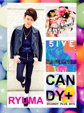「【CANDY+】のアイテム（その他、その他）」を使った、RYUMAさん（メンズ・171cm）の冬コーディネート