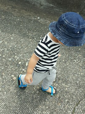 「スエット」｜hiromikさん（キッズ・90cm）の夏コーディネート