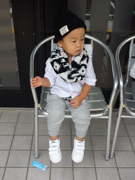 「スエット」｜hiromikさん（キッズ・90cm）の秋コーディネート