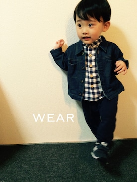 「おめかしコーデ」｜haruhiさん（キッズ・90cm）の春コーディネート