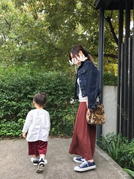 A KEYさん(キッズ・90cm)の秋コーディネート