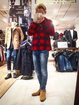 「JACKROSE（ジャックローズ）のアイテム（その他アウター）」を使った、SHINCHANさん（メンズ・169cm）の秋コーディネート