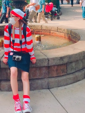 「アイテム（ポスター/アート、シルバー系）」を使った、chaiさん（レディース・158cm）の秋コーディネート