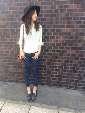 「RYU（リュー）のアイテム（バッグ）」を使った、ayaayaさん（レディース・165cm）の冬コーディネート