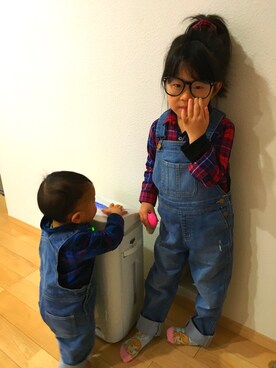 こころさん（キッズ・110cm）の冬コーディネート