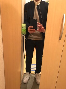 「New look（ニュールック）のアイテム」を使った、footboyさん（メンズ・174cm）の冬コーディネート