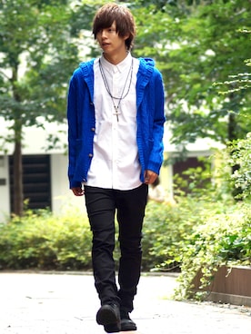「#秋服」｜「アイテム（パンツ）」を使った、メイヘムさん（メンズ・176cm）の秋コーディネート