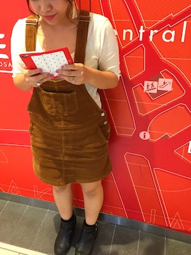 「MILK（ミルク）のアイテム」を使った、M-factoryさん（レディース・165cm）の秋コーディネート