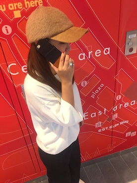 「BLACK BY MOUSSY（ブラックバイマウジー）のアイテム（PC・スマホグッズ/家電）」を使った、M-factoryさん（レディース・165cm）の秋コーディネート