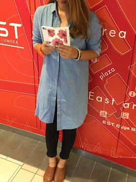 「rienda（リエンダ）のアイテム（PC・スマホグッズ/家電）」を使った、M-factoryさん（レディース・165cm）の秋コーディネート