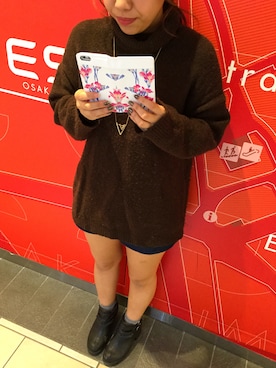 「MERCURYDUO（マーキュリーデュオ）のアイテム（PC・スマホグッズ/家電）」を使った、M-factoryさん（レディース・165cm）の秋コーディネート