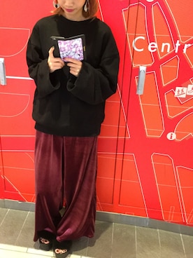 「rienda（リエンダ）のアイテム（PC・スマホグッズ/家電）」を使った、M-factoryさん（レディース・165cm）の秋コーディネート