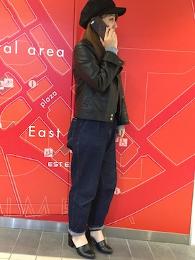 「Rodeo Crowns（ロデオクラウンズ）のアイテム（PC・スマホグッズ/家電）」を使った、M-factoryさん（レディース・165cm）の秋コーディネート