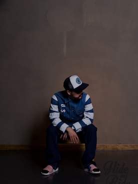 「fuct（ファクト）のアイテム（ジャケット/アウター）」を使った、손희락さん（メンズ・168cm）の春コーディネート