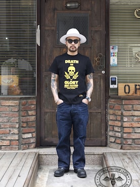 「LEATA（リータ）のアイテム」を使った、손희락さん（メンズ・168cm）の春コーディネート