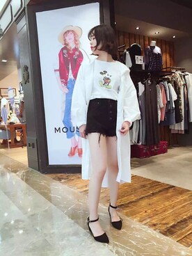 蔡William俊さん（レディース・165cm）の春コーディネート