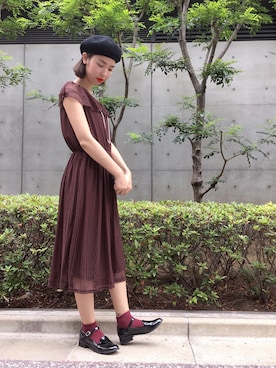 「おめかしコーデ」｜メルロープリュスさん（レディース・164cm）の夏コーディネート