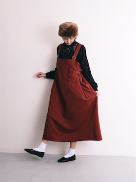 「おめかしコーデ」｜メルロープリュスさん（レディース・164cm）の秋コーディネート