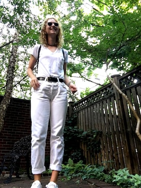 「rag & bone（ラグアンドボーン）のアイテム（バッグ）」を使った、Claudさん（レディース・178cm）の秋コーディネート