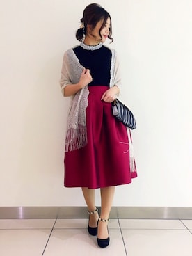 Chisaさん(レディース・154cm)の秋コーディネート