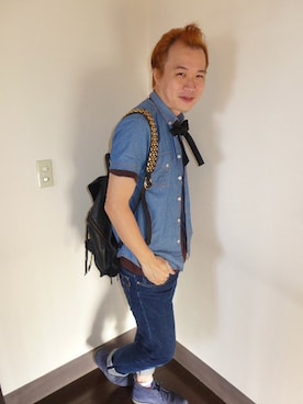 「merc（メルク）のアイテム」を使った、Hiroha Kenichiさん（メンズ・174cm）の春コーディネート