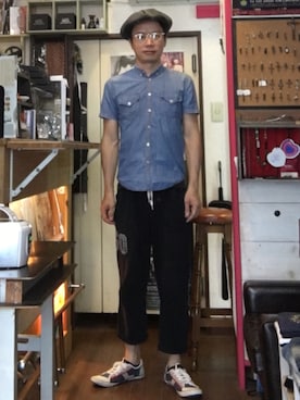 「merc（メルク）のアイテム」を使った、Hiroha Kenichiさん（メンズ・174cm）の夏コーディネート
