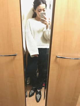 「EMMA GO（エマゴウ）のアイテム」を使った、makiさん（レディース・152cm）の秋コーディネート