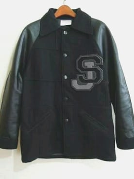 「SILAS（サイラス）のアイテム（スタジャン）」を使った、HAMAXさん（メンズ・176cm）の秋コーディネート