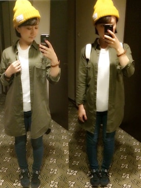 「SEVENDAYS=SUNDAY（セブンデイズサンデイ）のアイテム（ベスト）」を使った、satsukiさん（レディース・156cm）の秋コーディネート