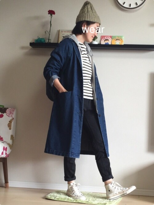 レディ派デニムコーデ