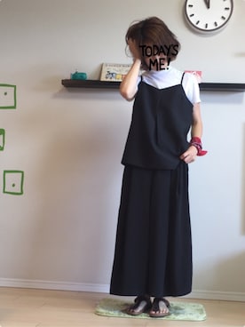 TESCOさん（レディース・157cm）の夏コーディネート