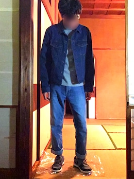 「Champion（チャンピオン）の【Champion/チャンピオン】ベーシック Tシャツ（Tシャツ/カットソー）」を使った、Yuuさん（メンズ・168cm）の秋コーディネート