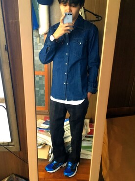 「TACS（タックス）のアイテム」を使った、Yuuさん（メンズ・168cm）の秋コーディネート