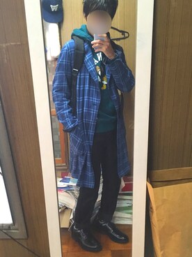 「RAGEBLUE（レイジブルー）のアイテム（その他アウター）」を使った、Yuuさん（メンズ・168cm）の秋コーディネート