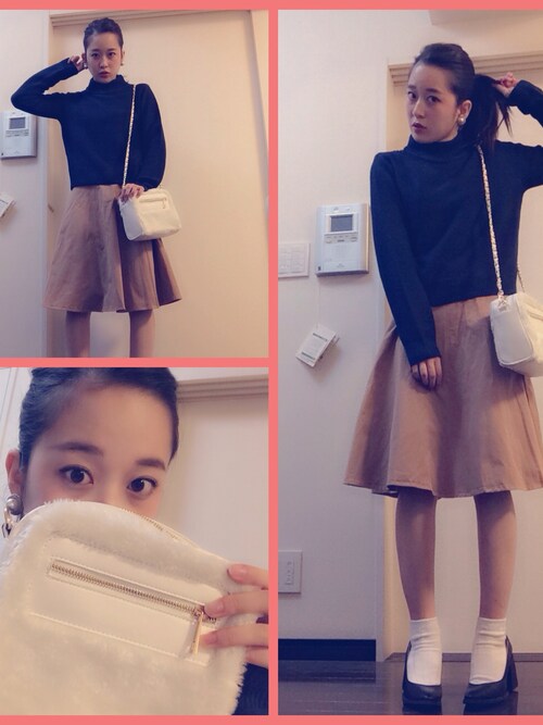 藤原侑香 Wegoのニット セーターを使ったコーディネート Wear