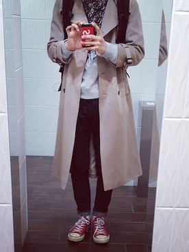 「rag & bone（ラグアンドボーン）のアイテム（バッグ）」を使った、すみた たかひろさん（メンズ・170cm）の春コーディネート