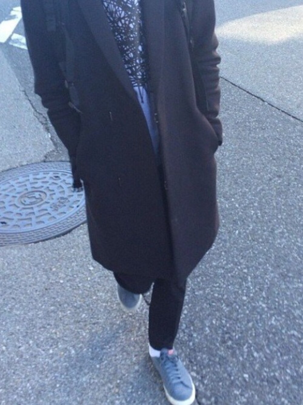 「NIKE、PORTER、ZARA、rag&bone、3.1 phillip lim、BALENCIAGA」｜「NIKEのテニスクラシック（スニーカー、グレー系）」を使った、すみた たかひろさん（メンズ・170cm）の春コーディネートの1枚目の写真