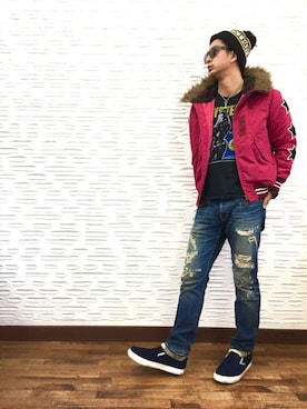 mitsuruさん（メンズ・177cm）の冬コーディネート