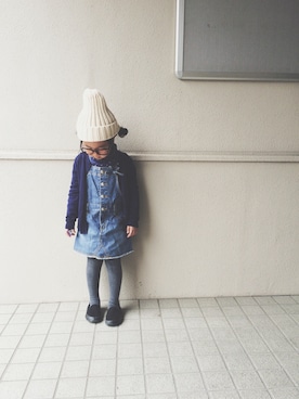 「babyGAP（babyGAP）のアイテム（オールインワン・サロペット）」を使った、yuyuemさん（キッズ・100cm）の春コーディネート