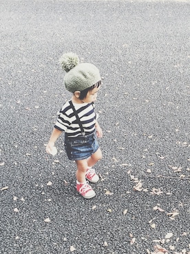 「babyGAP（babyGAP）のアイテム」を使った、yuyuemさん（キッズ・80cm）の秋コーディネート