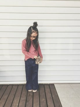 「GAP（ギャップ）のアイテム（シューズ）」を使った、yuyuemさん（キッズ・110cm）の秋コーディネート