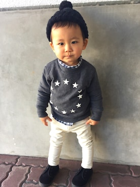 KG☻さん（キッズ・80cm）の冬コーディネート