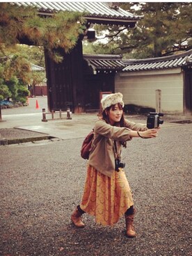 chikuwabooooさん（レディース・163cm）の春コーディネート