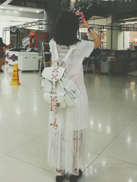 「Grafeaのアイテム」を使った、👿タマ子さん（レディース・158cm）の秋コーディネート