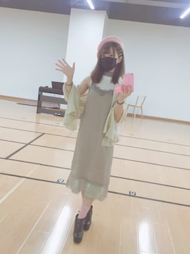 「GRL（グレイル）のアイテム（ブーティ）」を使った、👿タマ子さん（レディース・158cm）の秋コーディネート