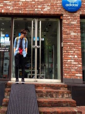 「INITIALS（イニシャルズ）のアイテム」を使った、Unknownさん（メンズ・168cm）の夏コーディネート