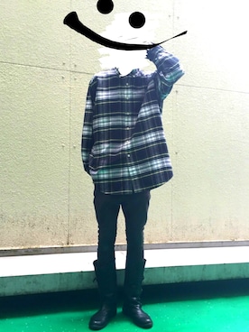 「FAD THREE（ファドスリー）のアイテム」を使った、ULS.さん（メンズ・180cm）の春コーディネート